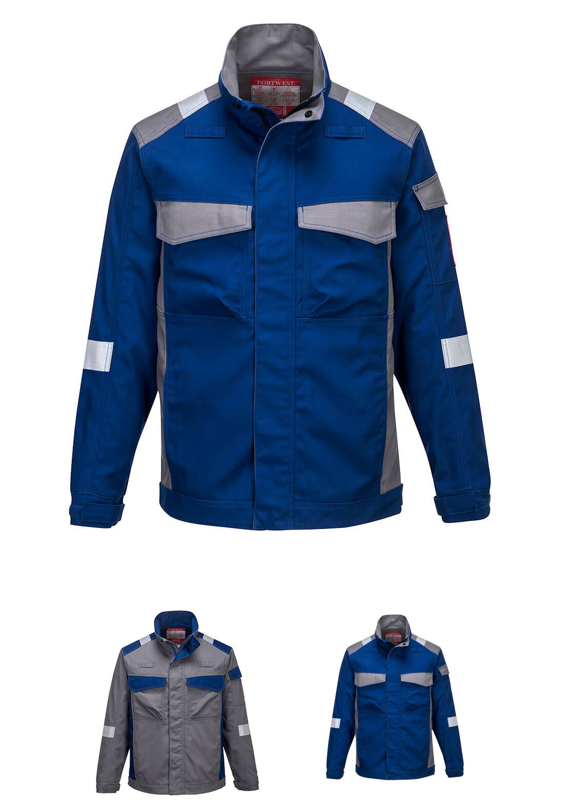 FR08 Portwest Bizflame Ultra Two Tone Jacket - Click Image to Close